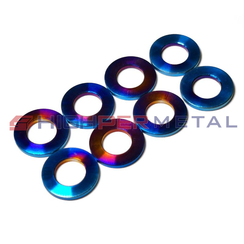 DIN 125 M8 Titanium Flat Washer Primarily For Hexagon Bolts