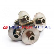 DIN 6921 Customized Titanium GR5 Hexagon Flange Bolts M6 x 2